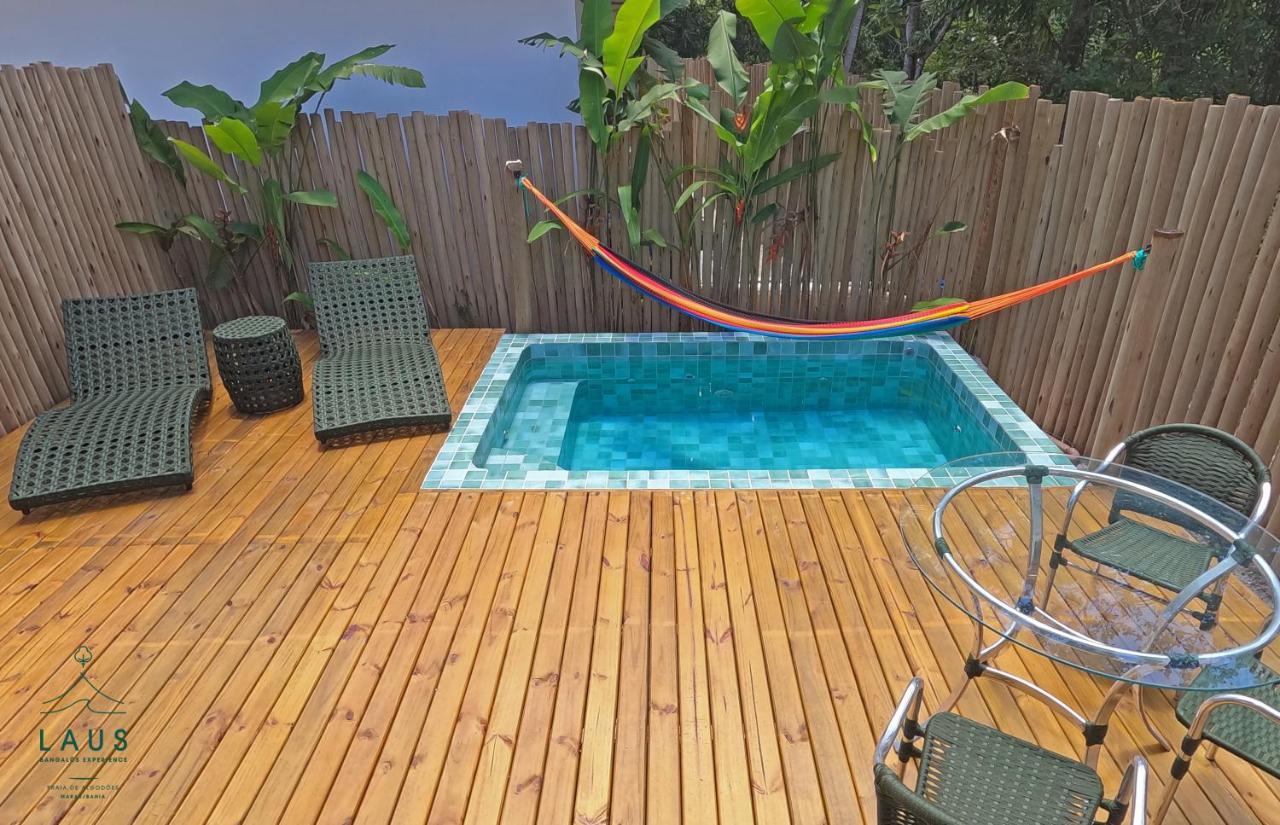 Laus Bangalos Experience - Piscina Privativa - Praia De Algodoes - Peninsula De Marau - Bahia Praia dos Algodoes Buitenkant foto